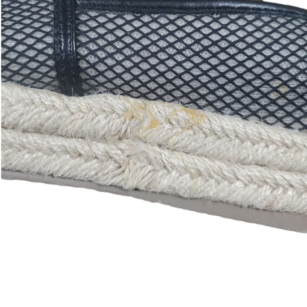Adila Leather Platform Espadrilles